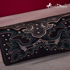 Montana West Embroidered Collection Wallet