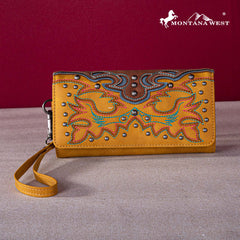 Montana West Embroidered Collection Wallet