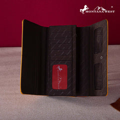 Montana West Embroidered Collection Wallet