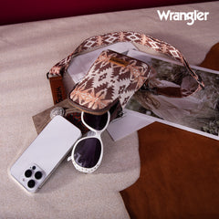 2024 New Wrangler Southwestern Print Canvas Crossbody/Sling/Chest Bag - Cowgirl Wear