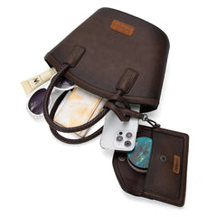 Wrangler Braided Ombre Leather Tote Bag Set