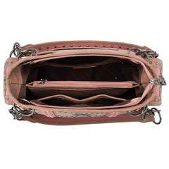 Montana West Diamond Cross Stitch Concealed Carry Satchel