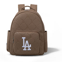 MLB Los Angeles Dodgers Sports Baseball Backpack-Camel