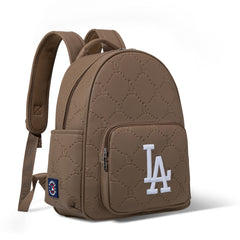 MLB Los Angeles Dodgers Sports Baseball Backpack-Camel