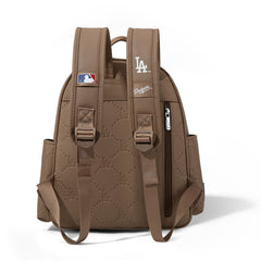 MLB Los Angeles Dodgers Sports Baseball Backpack-Camel