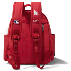 MLB Los Angeles Dodgers Sports Baseball Backpack-Red