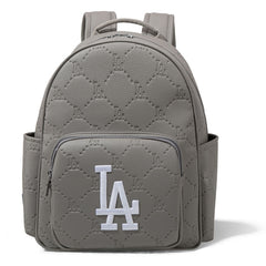MLB Los Angeles Dodgers Sports Baseball Backpack-Grey