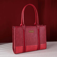 Wrangler Concealed Carry Leopard/Crocodile/Cow Pattern Tote/Crossbody Bag