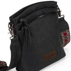 Montana West Double Compartments Crossbody Purse