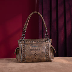 Montana West Whipstitch Collection Concealed Carry Satchel