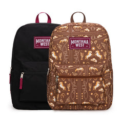 Montana West Serape Aztec Print Backpack-2Pcs Set