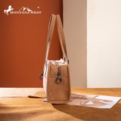 Montana West Western Tooled Small Satchel Bag