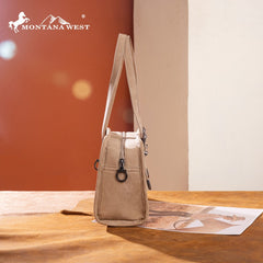 Montana West Western Tooled Small Satchel Bag
