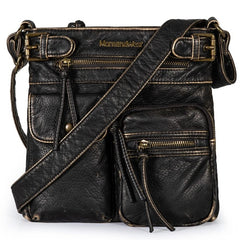Montana West Multi Pocket Vintage Crossbody Bag