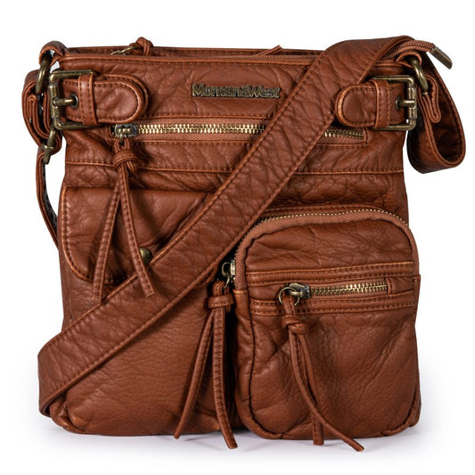 Montana West Multi Pocket Vintage Crossbody Bag