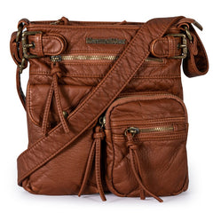 Montana West Multi Pocket Vintage Crossbody Bag