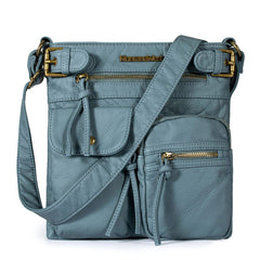 Montana West Multi Pocket Vintage Crossbody Bag