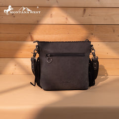 Montana West Tooled Aztec Concho Collection Crossbody