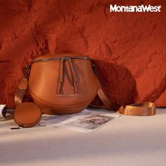 Montana West Dual Zipper Bum Bag