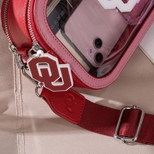 University of Oklahoma Sooners Clear Crossbody Bag