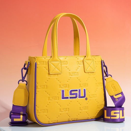 Louisiana State University Fighting Tigers Crossbody Tote Bag