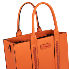 Wrangler Tote Bag for Women Zipper Shoulder Handbag - Cowgirl Wear