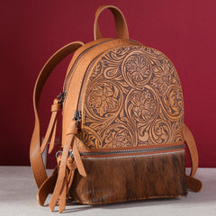Trinity Ranch Hair-On Cowhide Collection Mini Backpack