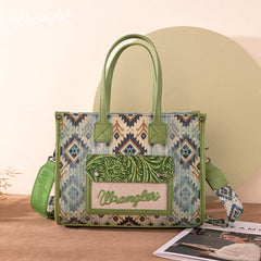 Wrangler Aztec Concealed Carry Canvas Tote
