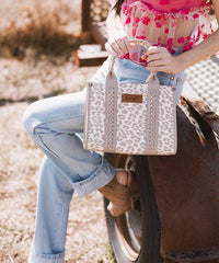 Wrangler Leopard Print Concealed Carry Tote Bag