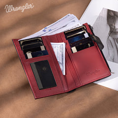 Wrangler V-Shaped Stitching Wallet