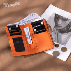 Wrangler V-Shaped Stitching Wallet