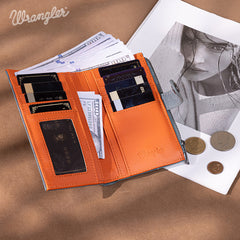 Wrangler V-Shaped Stitching Wallet