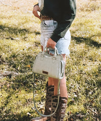 Wrangler Braided Detail Tote/Crossbody Bag