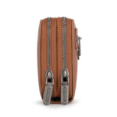 Wrangler Dual Zipper Compartment Large Wallet