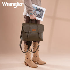 Wrangler Vintage Tote Convertible Backpack/Crossbody Bag