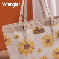 Wrangler Sunflower Print Tote Bag