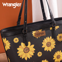 Wrangler Sunflower Print Tote Bag