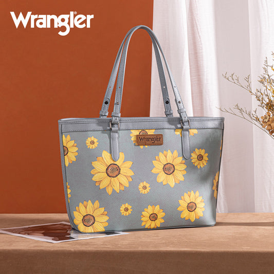 Wrangler Sunflower Print Tote Bag