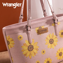 Wrangler Sunflower Print Tote Bag