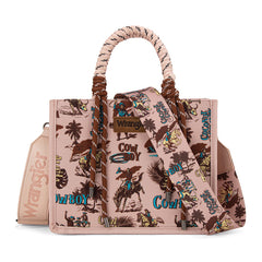 Wrangler Southwestern Print Rope Tote Bag