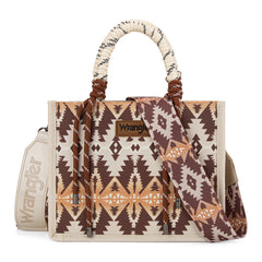Wrangler Southwestern Print Rope Tote Bag