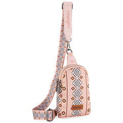 Wrangler Southwestern Print Canvas Crossbody/Sling/Chest Bag