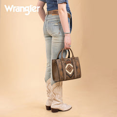 Wrangler Aztec Pattern Print Tote Bag