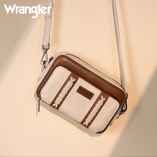 Wrangler Leather Crossbody Purse