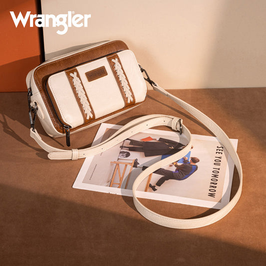Wrangler Leather Crossbody Purse