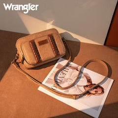 Wrangler Leather Crossbody Purse