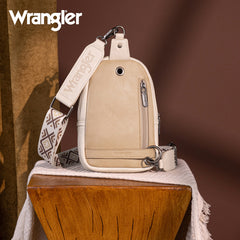 Wrangler Aztec Embroidered Whipstitch Sling Bag