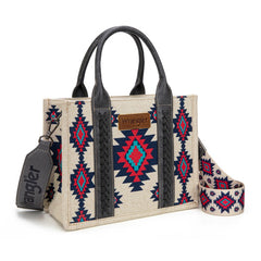 Wrangler Aztec Pattern Dual Sided Print Tote