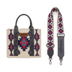 Wrangler Aztec Pattern Dual Sided Print Tote