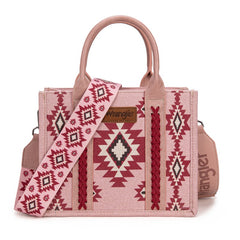 Wrangler Aztec Pattern Dual Sided Print Tote
